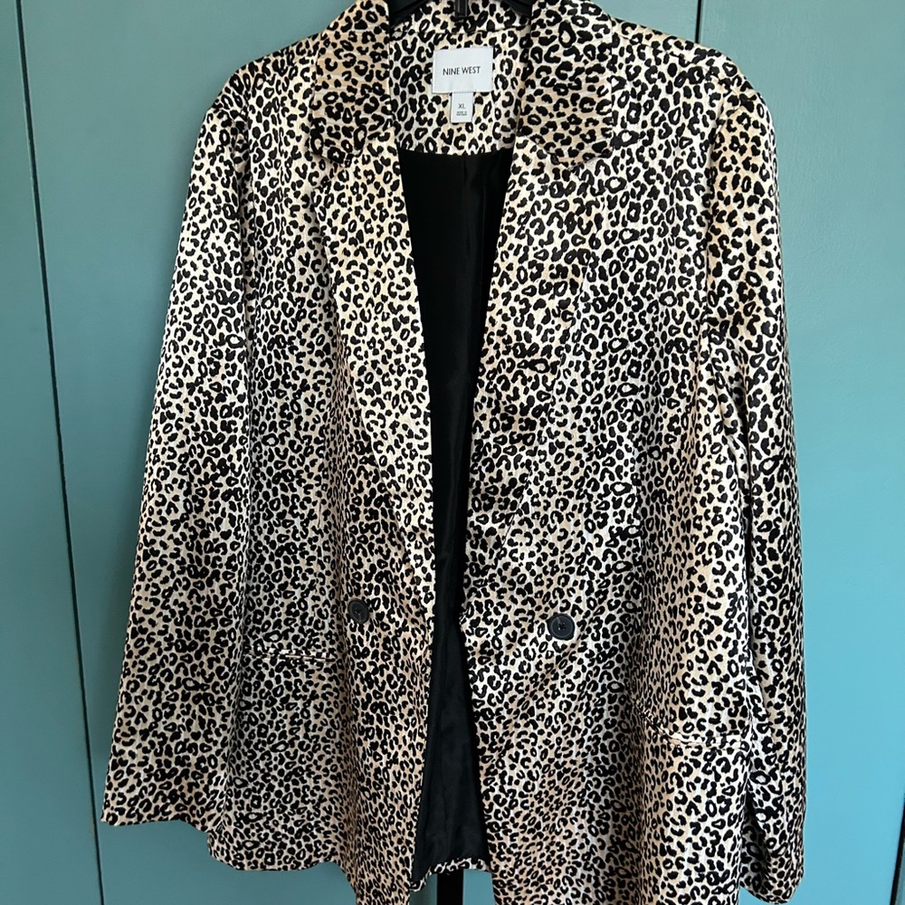 Nine West Animal Print Women's Blazer